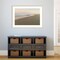 Soft Beach Embrace by JL Design Wood Framed Wall Art Print 41 in. W x 30 in. H
